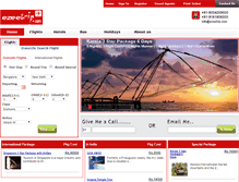 Tablet Screenshot of ezeetrip.com